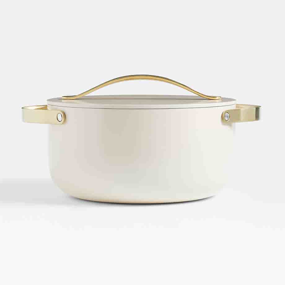 sriduskitchenware.com Home Cream Supper Non-Stick Ceramic Dutch Oven