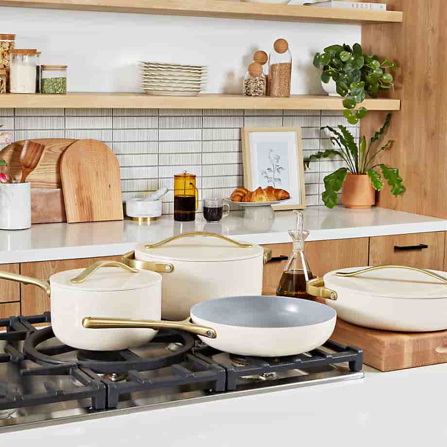 sriduskitchenware.com Home Cream Supper Non-Stick Ceramic Fry Pan