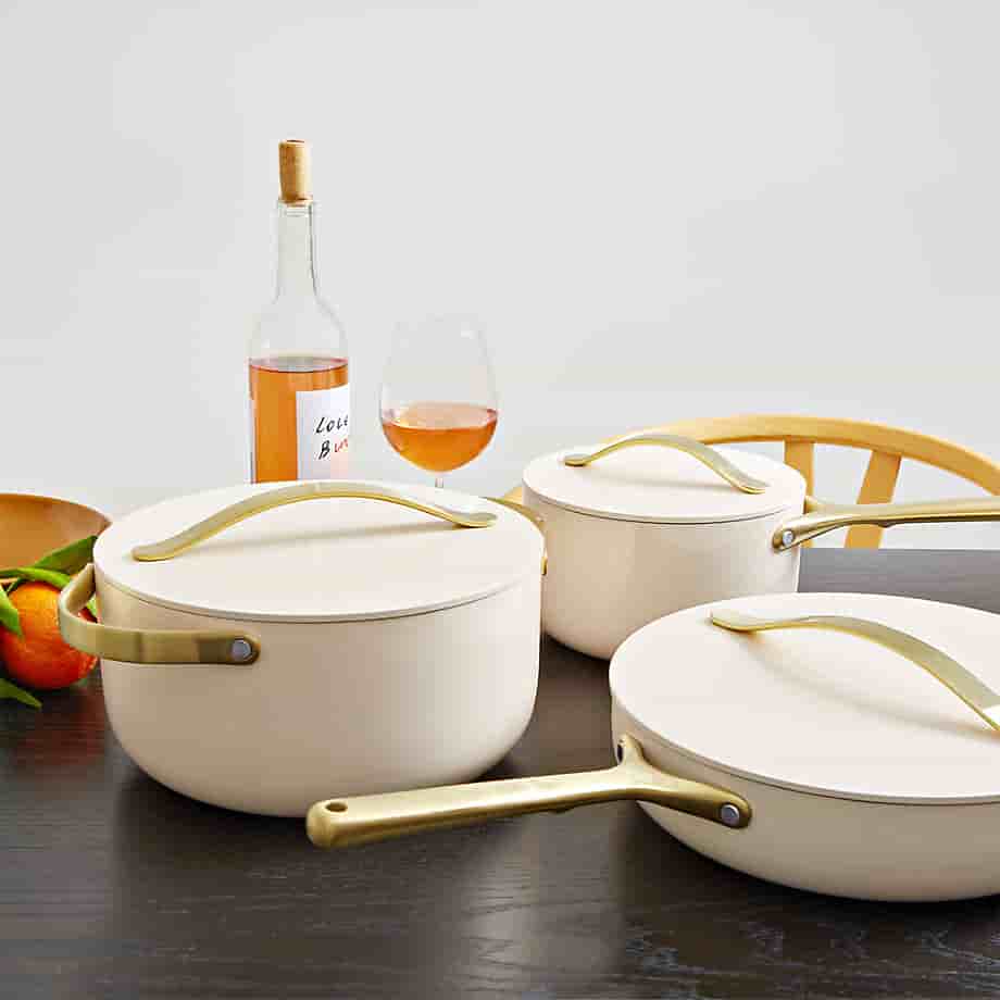 sriduskitchenware.com Home Cream Supper Non-Stick Ceramic Dutch Oven