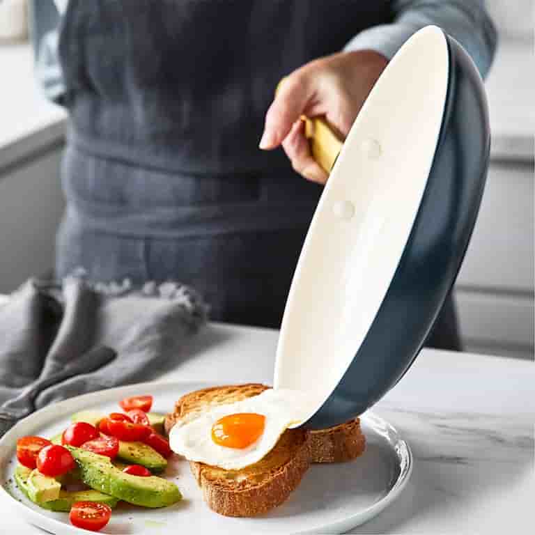 sriduskitchenware.com Home Cream Supper Non-Stick Ceramic Fry Pan